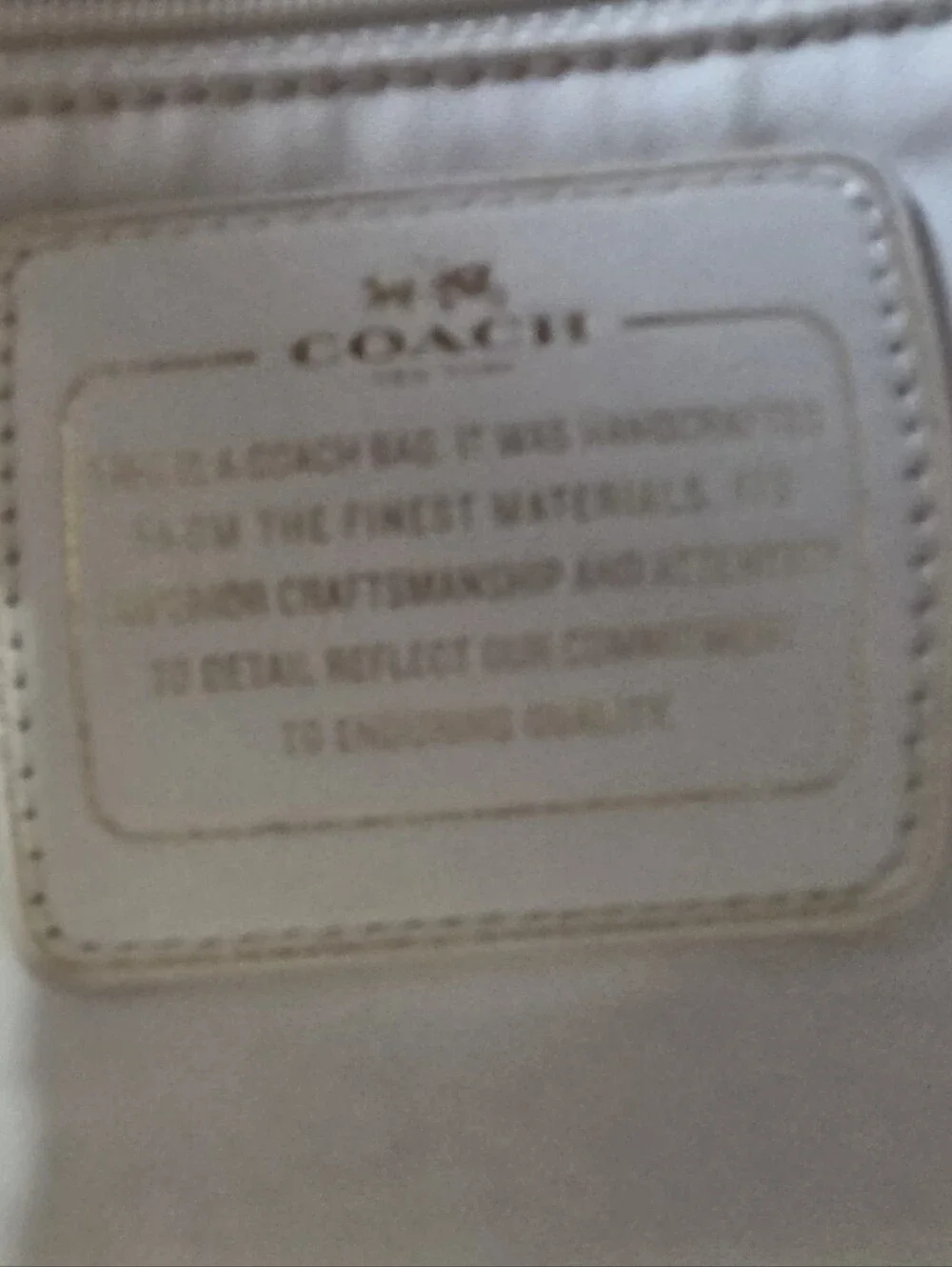 Coach Retired Crosby Navy Leather Satchel with Cream Trim and Gold Hardware